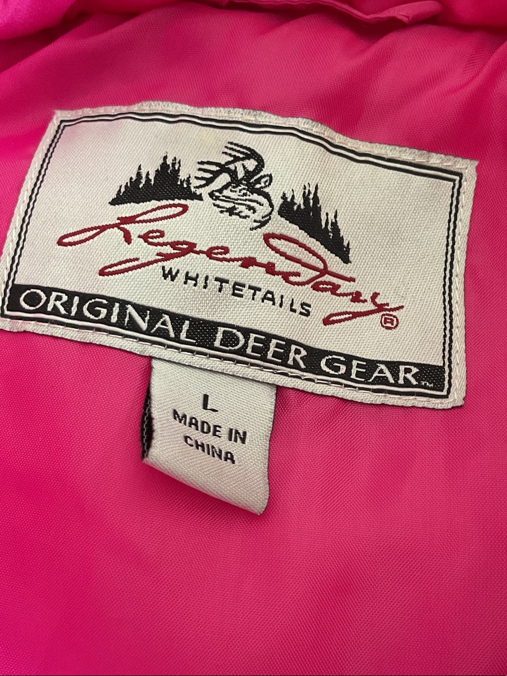 Legendary Pink Camo-Print Quilted Vest SZ L - Picture 14 of 14